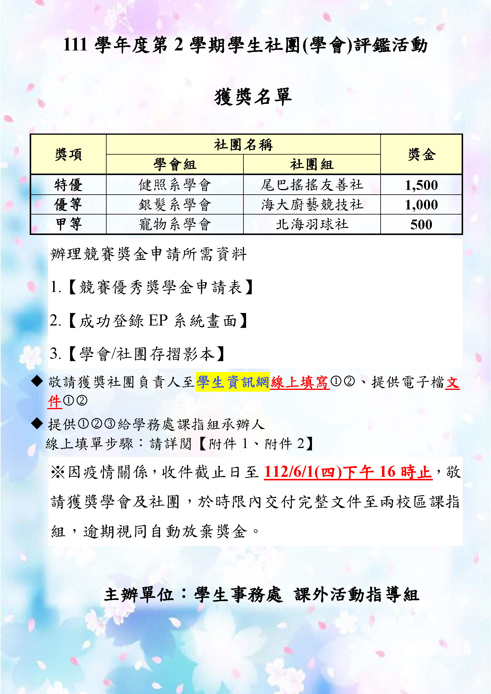 111-2社評獲獎